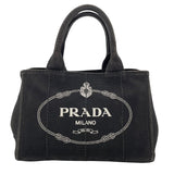 プラダ PRADA カナパ ミニ 1BG439 ブラック キャンバス レディース トートバッグ