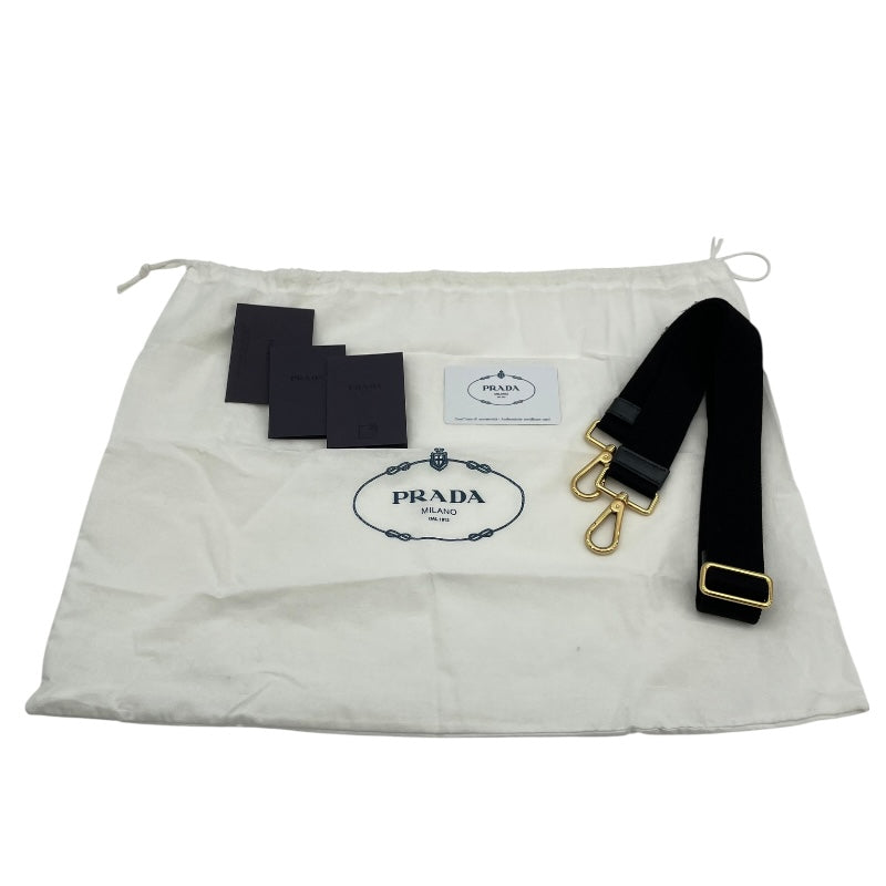 プラダ PRADA カナパ ミニ 1BG439 ブラック キャンバス レディース トートバッグ