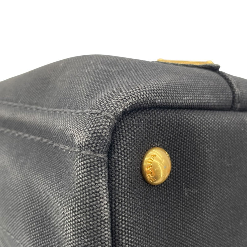 プラダ PRADA カナパ ミニ 1BG439 ブラック キャンバス レディース トートバッグ