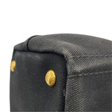 プラダ PRADA カナパ ミニ 1BG439 ブラック キャンバス レディース トートバッグ