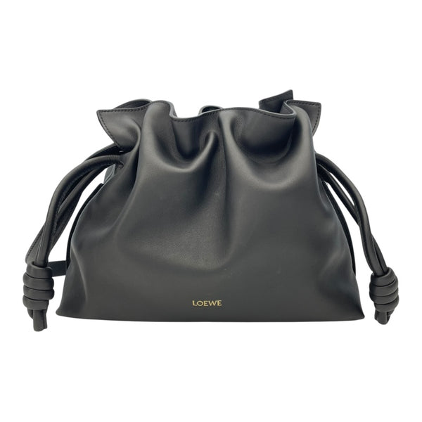 ロエベ LOEWE フラメンコ ミディアム ブラック レザー レディース ショルダーバッグ