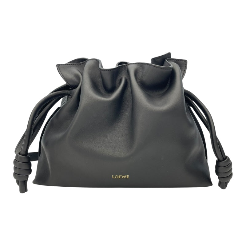 ロエベ LOEWE フラメンコ ミディアム ブラック レザー レディース ショルダーバッグ