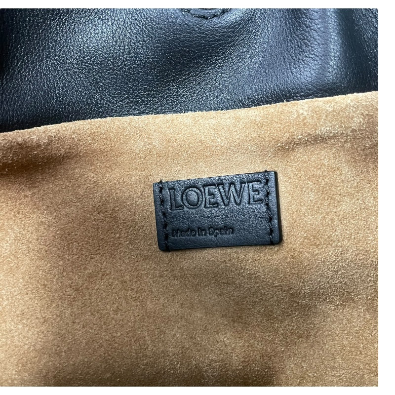 ロエベ LOEWE フラメンコ ミディアム ブラック レザー レディース ショルダーバッグ