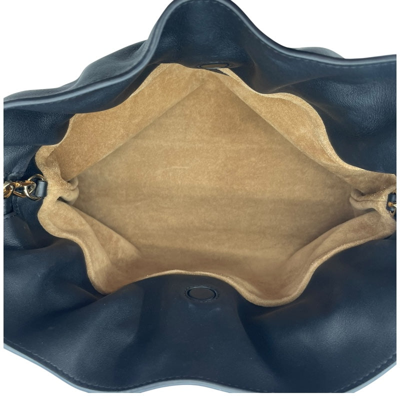 ロエベ LOEWE フラメンコ ミディアム ブラック レザー レディース ショルダーバッグ
