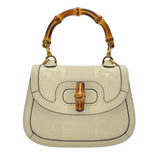 グッチ GUCCI バンブー2WAYショルダー 686864 アイボリー ジャンボGG レディース ショルダーバッグ