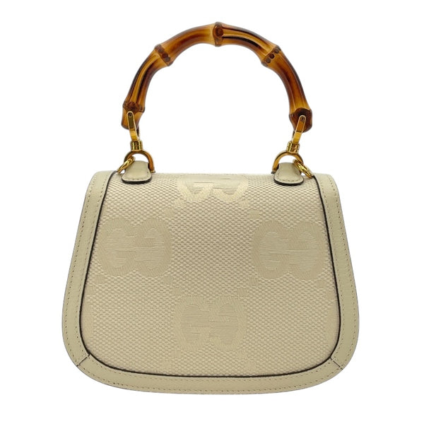 グッチ GUCCI バンブー2WAYショルダー 686864 アイボリー ジャンボGG レディース ショルダーバッグ