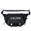 セリーヌ CELINE ロゴショルダーバッグ ブラック キャンバス メンズ ショルダーバッグ
