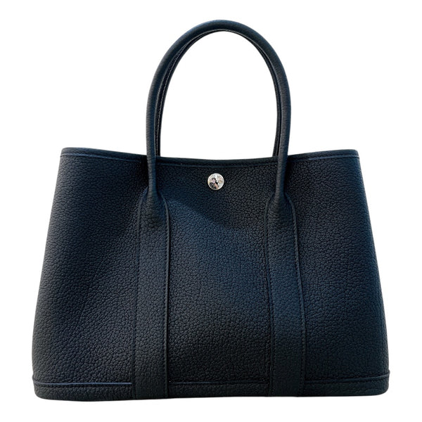 エルメス HERMES ガーデンパーティーTPM K刻 ブラック ネゴンダ ユニセックス ハンドバッグ