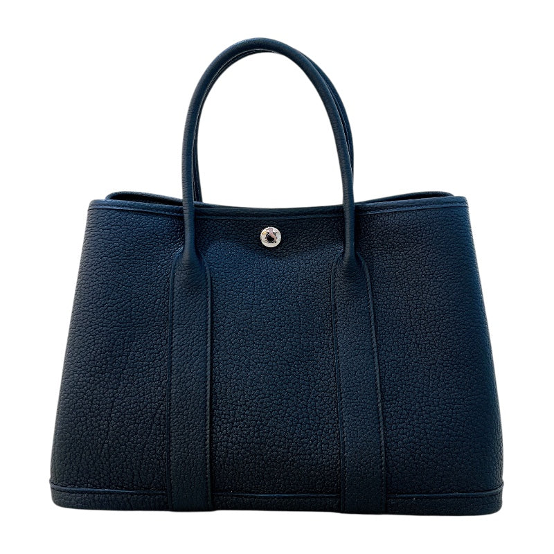 エルメス HERMES ガーデンパーティーTPM K刻 ブラック ネゴンダ ユニセックス ハンドバッグ