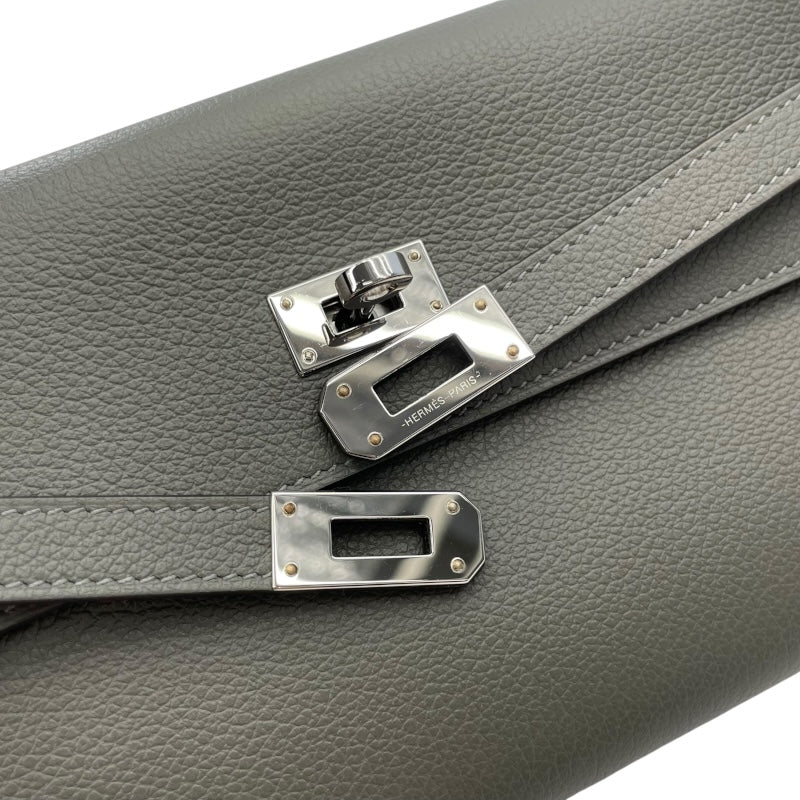 エルメス HERMES ケリートゥーゴー W刻 セージ SV金具 エバーカラー レディース ショルダーバッグ