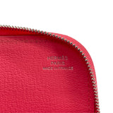 エルメス HERMES リミックスコンバインデュ A刻 ローズアザレ・オレンジポピー SV金具 エプソン レディース 長財布