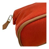 エルメス HERMES ボリードポーチ16 オレンジ SV金具 トワル レディース ポーチ