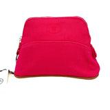 エルメス HERMES ボリードポーチ16 ピンク SV金具 トワル レディース ポーチ