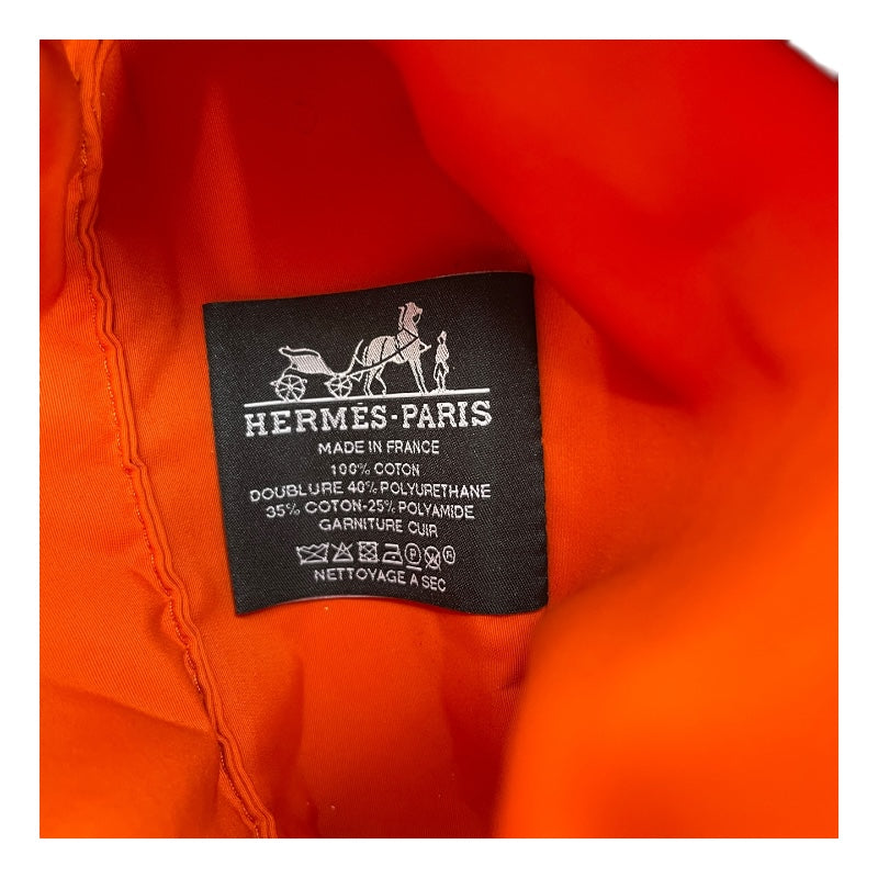 エルメス HERMES ボリードポーチ16 ピンク SV金具 トワル レディース ポーチ