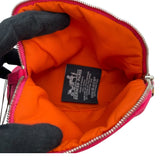 エルメス HERMES ボリードポーチ16 ピンク SV金具 トワル レディース ポーチ