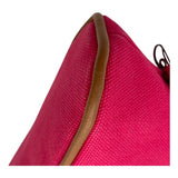 エルメス HERMES ボリードポーチ16 ピンク SV金具 トワル レディース ポーチ