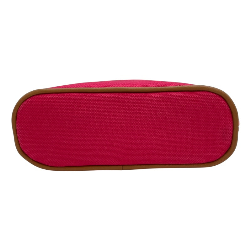 エルメス HERMES ボリードポーチ16 ピンク SV金具 トワル レディース ポーチ