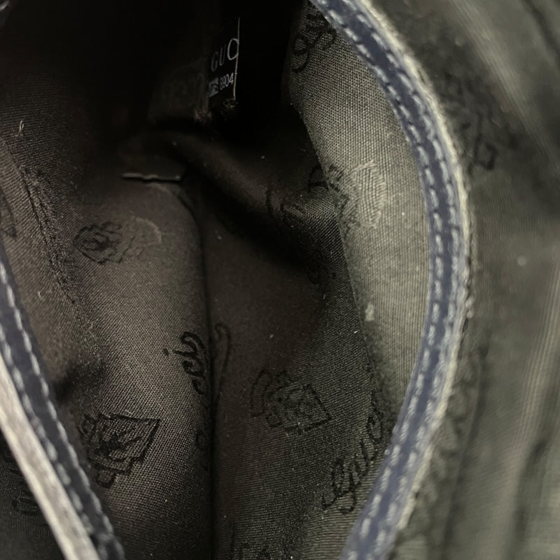 グッチ GUCCI ボディバッグ 233269 ネイビー PVC メンズ ボディバッグ