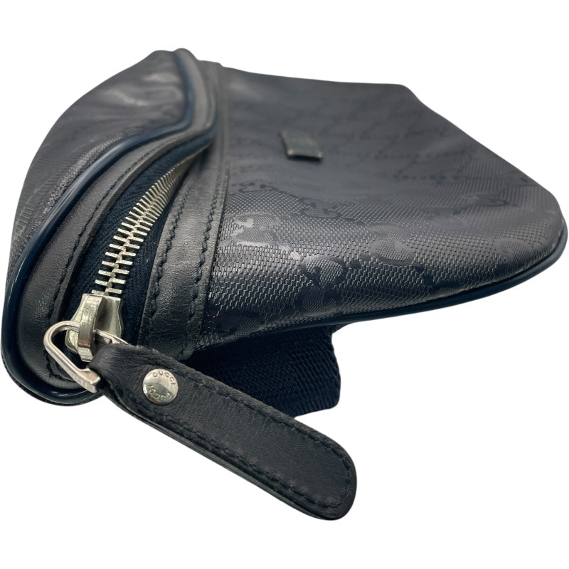 グッチ GUCCI ボディバッグ 233269 ネイビー PVC メンズ ボディバッグ