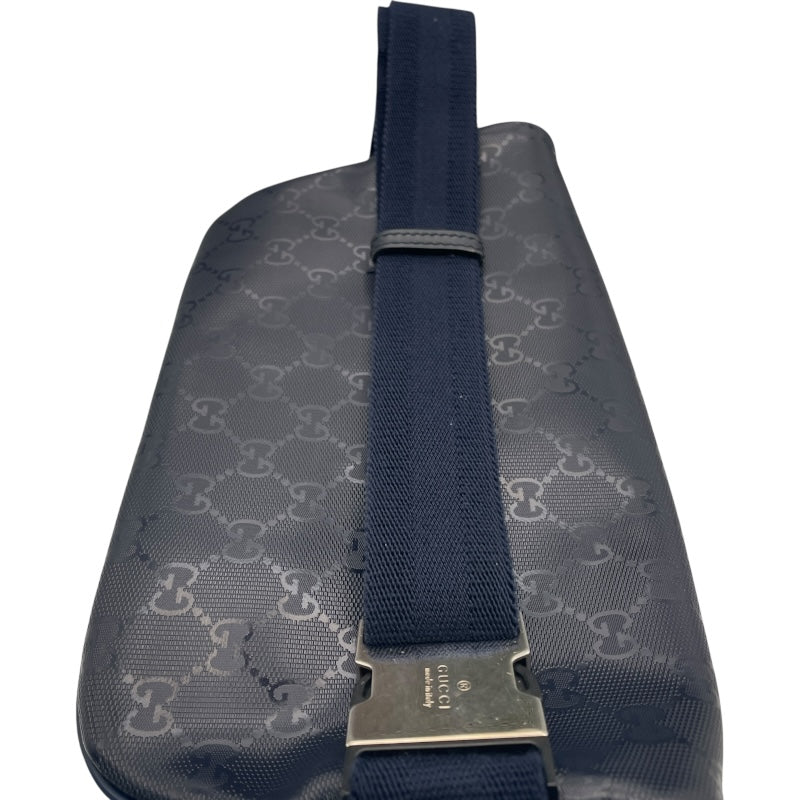 グッチ GUCCI ボディバッグ 233269 ネイビー PVC メンズ ボディバッグ