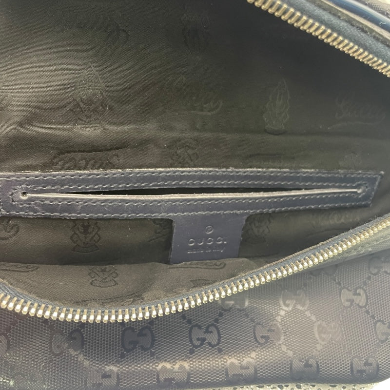 グッチ GUCCI ボディバッグ 233269 ネイビー PVC メンズ ボディバッグ