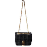 セリーヌ CELINE スモールC ショルダー ブラック レザー レディース ショルダーバッグ