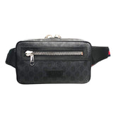 グッチ GUCCI GGブラック スモール ベルトバッグ 474293 ブラック GGスプリームキャンバス メンズ ボディバッグ