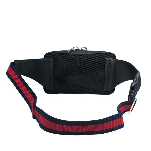 グッチ GUCCI GGブラック スモール ベルトバッグ 474293 ブラック GGスプリームキャンバス メンズ ボディバッグ