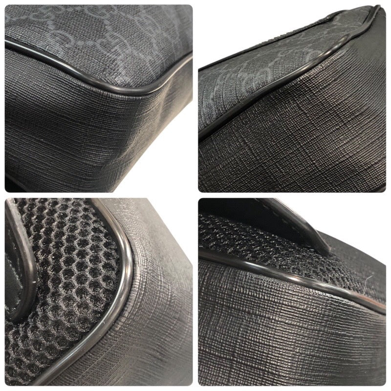 グッチ GUCCI GGブラック スモール ベルトバッグ 474293 ブラック GGスプリームキャンバス メンズ ボディバッグ
