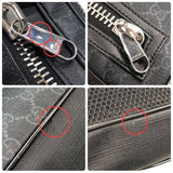 グッチ GUCCI GGブラック スモール ベルトバッグ 474293 ブラック GGスプリームキャンバス メンズ ボディバッグ