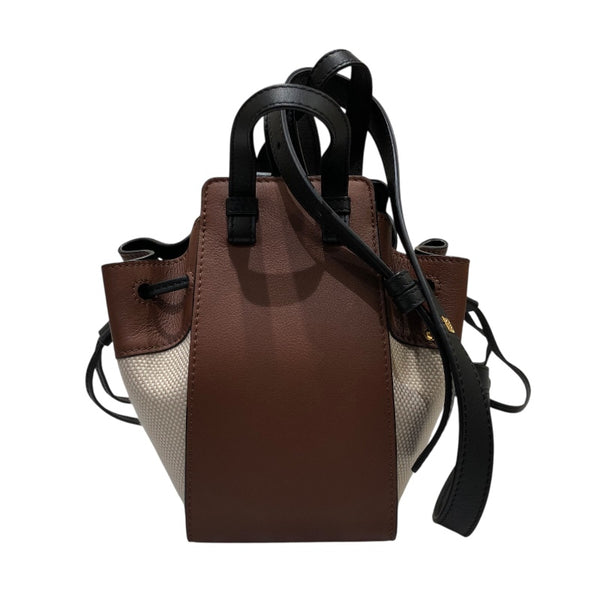 ロエベ LOEWE ハンモックミニ ジブリコラボ レザー・キャンバス レディース ハンドバッグ