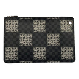 ルイ・ヴィトン LOUIS VUITTON ポシェットジュールPMクリストファーネメス N61231 ブラック ダミエ・グラフィット メンズ クラッチバッグ