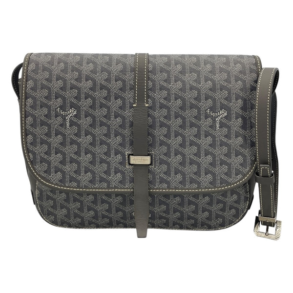 ゴヤール GOYARD ベルヴェデーレMM グレー ゴヤールディンキャンバス ユニセックス ショルダーバッグ