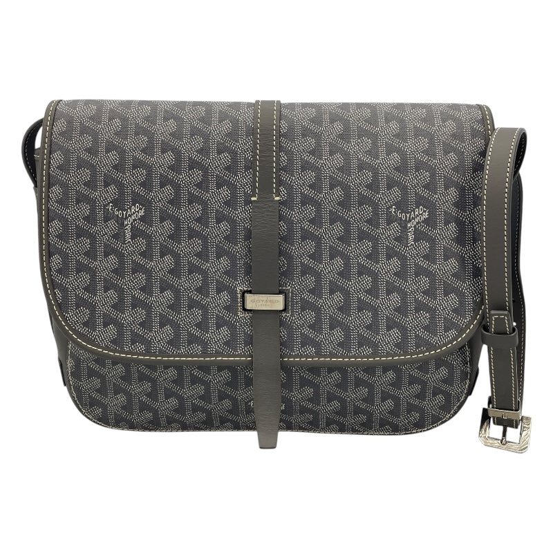 ゴヤール GOYARD ベルヴェデーレMM グレー ゴヤールディンキャンバス ユニセックス ショルダーバッグ