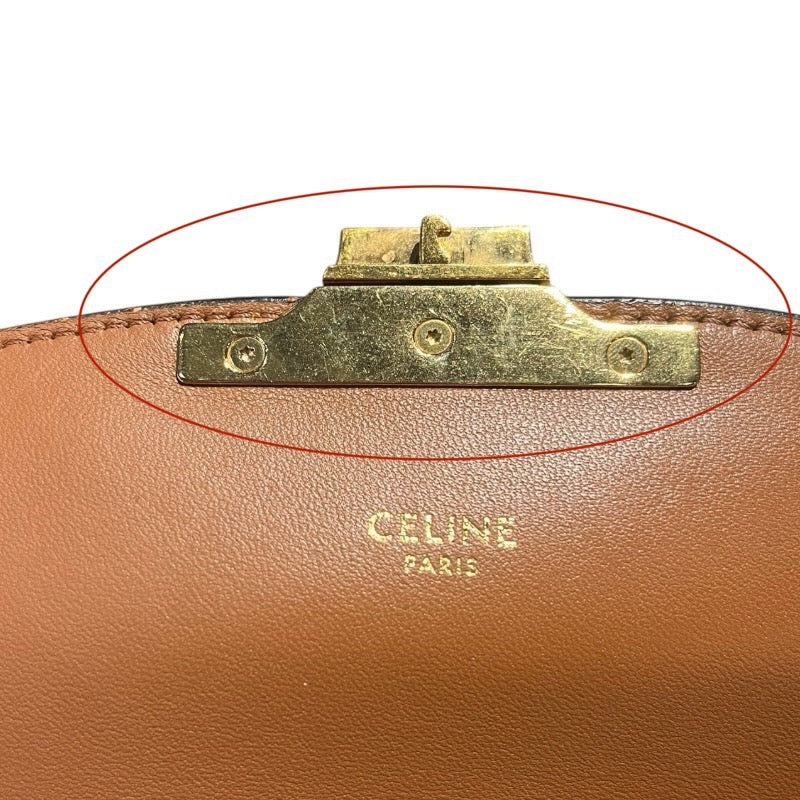 セリーヌ CELINE ティーン トリオンフ 188882 ホワイト トリオンフキャンバス レディース ショルダーバッグ