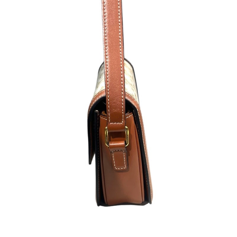 セリーヌ CELINE ティーン トリオンフ 188882 ホワイト トリオンフキャンバス レディース ショルダーバッグ