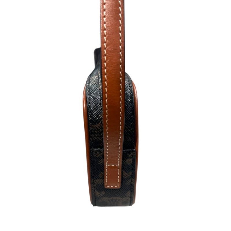 セリーヌ CELINE トリオンフ ミニカメラバッグ 10J583 タン トリオンフキャンバス レディース ショルダーバッグ
