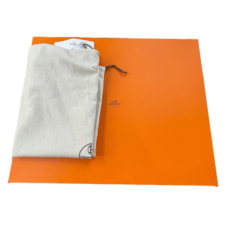 エルメス HERMES エールバッグジップGM D刻 ブラック SV金具 トワル ヴァッシュ ユニセックス ショルダーバッグ