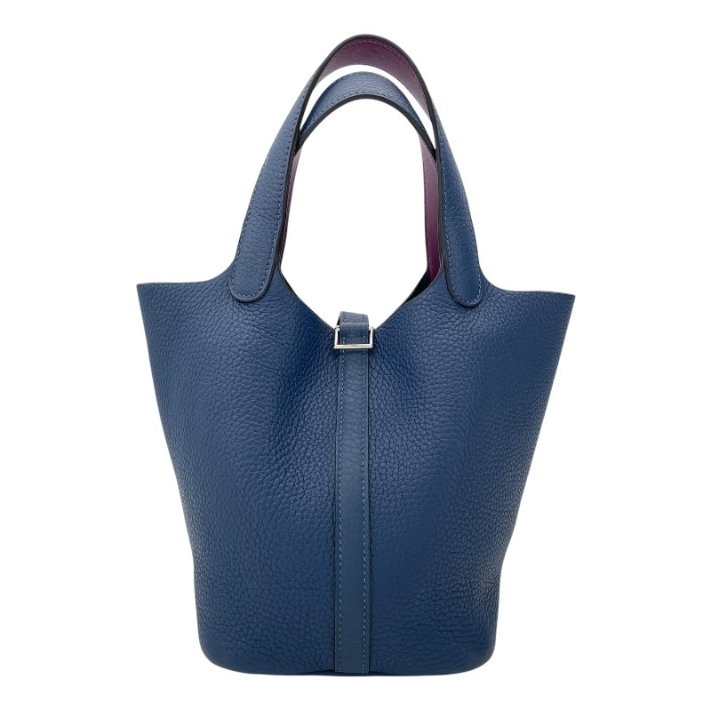 エルメス HERMES ピコタンロックPM エクラ D刻 ディープブルー