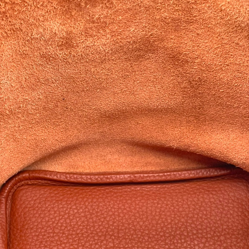エルメス HERMES ピコタンロックPM エクラ U刻 キュイーブル/カプシーヌ GD金具 トリヨン/スイフト レディース ハンドバッグ