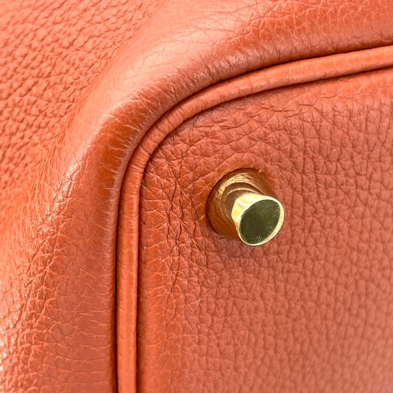 エルメス HERMES ピコタンロックPM エクラ U刻 キュイーブル/カプシーヌ GD金具 トリヨン/スイフト レディース ハンドバッグ