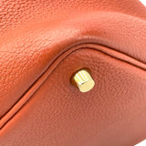 エルメス HERMES ピコタンロックPM エクラ U刻 キュイーブル/カプシーヌ GD金具 トリヨン/スイフト レディース ハンドバッグ
