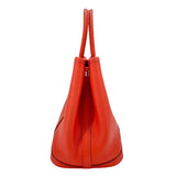 エルメス HERMES ガーデンパーティーTPM □Q刻 サンギーヌ SV金具 カントリー レディース トートバッグ