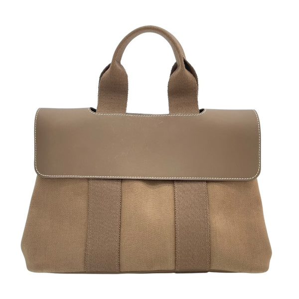 エルメス HERMES ヴァルパラインPM エトゥープ SV金具 トワル/スイフト レディース ハンドバッグ