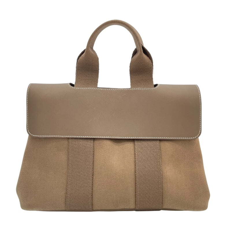 エルメス HERMES ヴァルパラインPM エトゥープ SV金具 トワル/スイフト レディース ハンドバッグ
