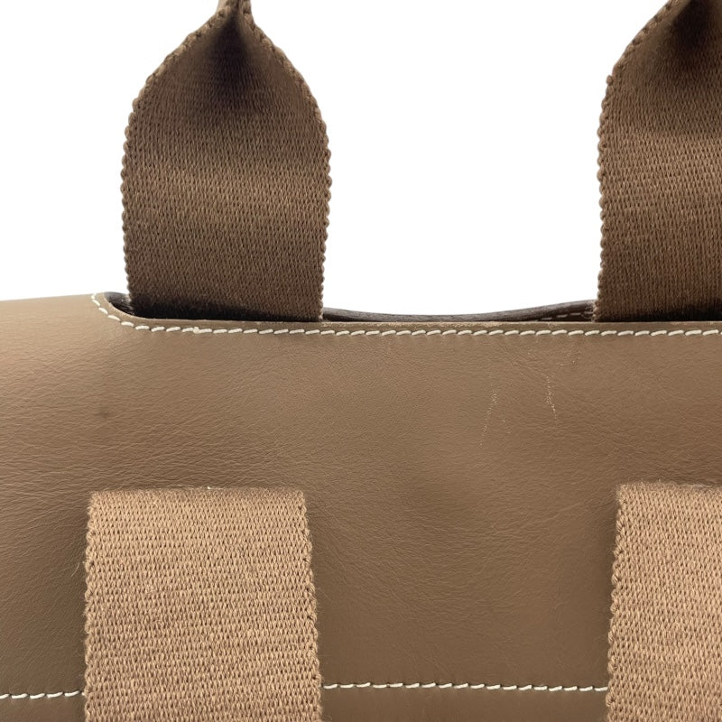 エルメス HERMES ヴァルパラインPM エトゥープ SV金具 トワル/スイフト レディース ハンドバッグ