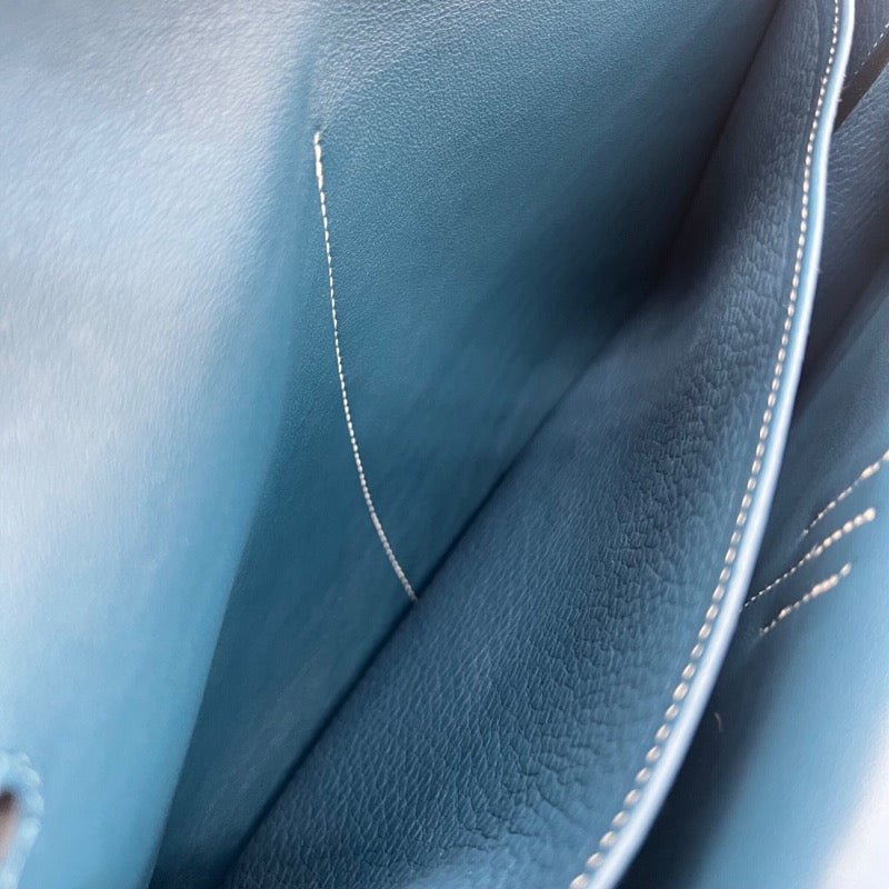 エルメス HERMES アルザン31 A刻印 ディープブルー/SV金具 トリヨンクレマンス レディース ショルダーバッグ