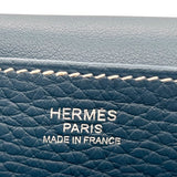 エルメス HERMES アルザン31 A刻印 ディープブルー/SV金具 トリヨンクレマンス レディース ショルダーバッグ