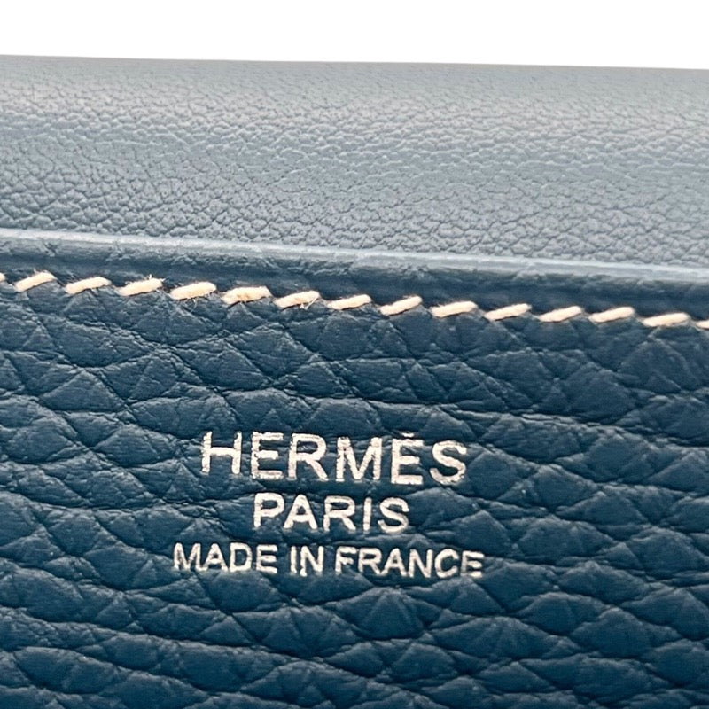 エルメス HERMES アルザン31 A刻印 ディープブルー/SV金具 トリヨンクレマンス レディース ショルダーバッグ