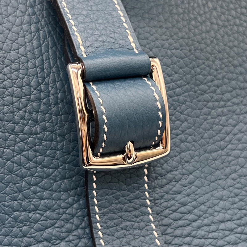エルメス HERMES アルザン31 A刻印 ディープブルー/SV金具 トリヨンクレマンス レディース ショルダーバッグ